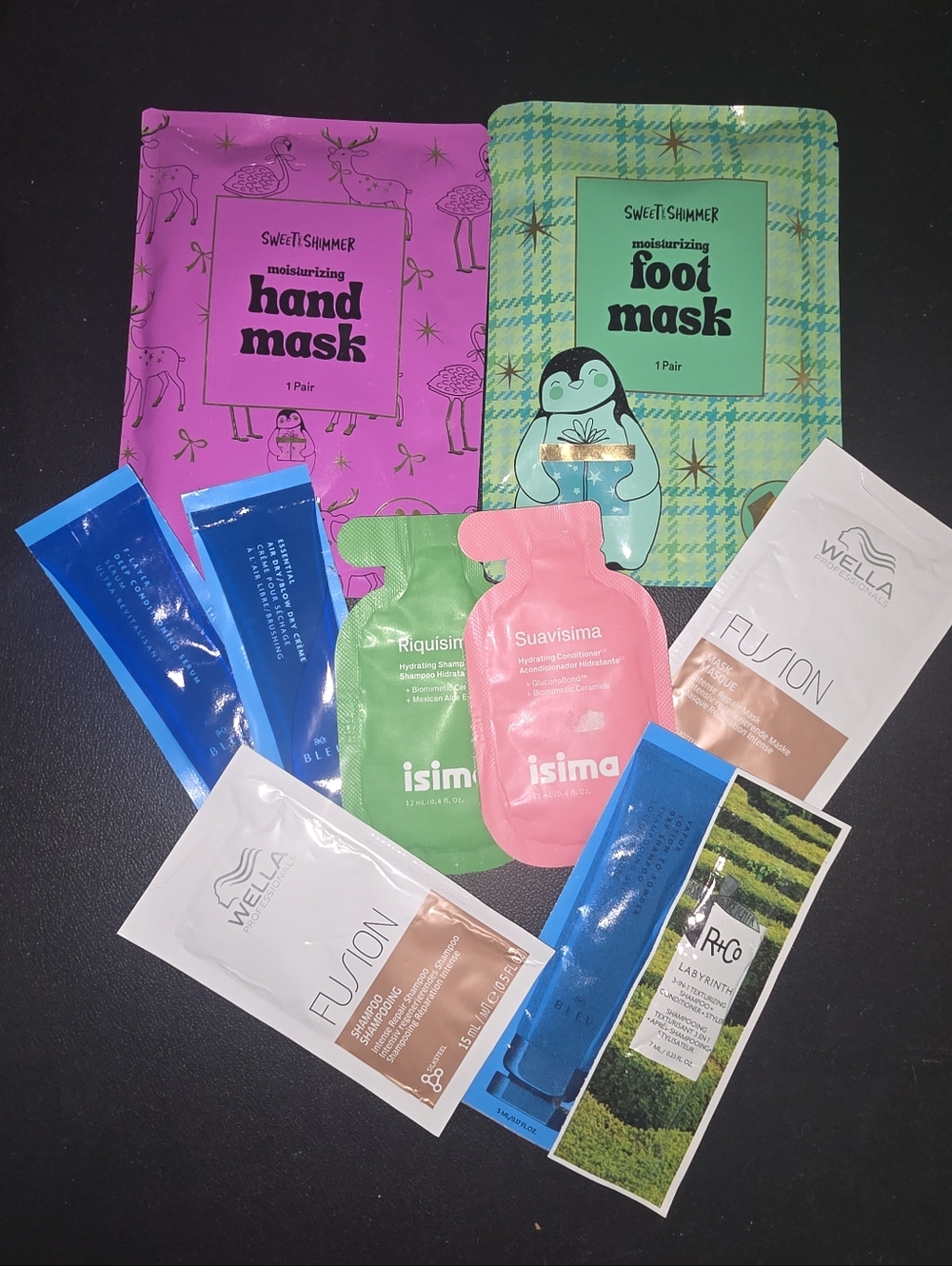 Foot Hand Shampoo Hair Mask Lot Of 10